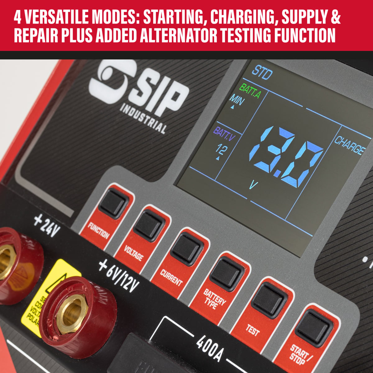 SIP STARTMASTER® DSC 650A 6V/12V/24V Jump Starter Charger